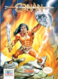NES - Conan The Mysteries of Time Box Art Front