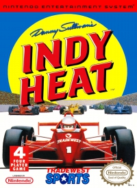 NES - Danny Sullivan's Indy Heat Box Art Front