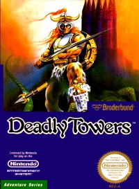 NES - Deadly Towers Box Art Front
