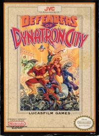 NES - Defenders of Dynatron City Box Art Front