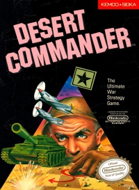 NES - Desert Commander Box Art Front