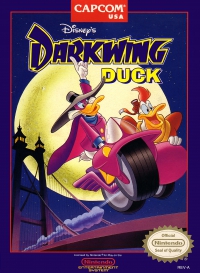 NES - Disney's Darkwing Duck Box Art Front