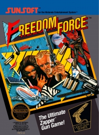 NES - Freedom Force Box Art Front