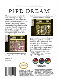 NES - Pipe Dream Box Art Back