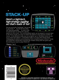 NES - Stack Up Box Art Back