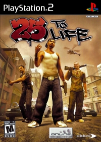 PS2 - 25 To Life Box Art Front