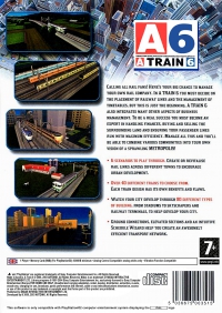 PS2 - A Train 6 Box Art Back