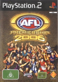 PS2 - AFL Premiership 2006 Box Art Front