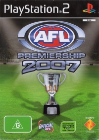 PS2 - AFL Premiership 2007 Box Art Front