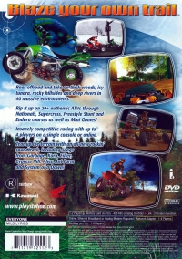 PS2 - ATV Offroad Fury 2 Box Art Back