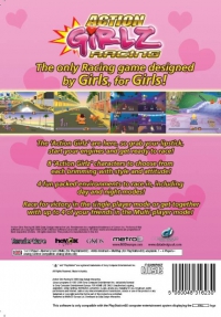 PS2 - Action Girlz Racing Box Art Back