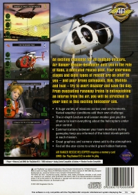 PS2 - Air Ranger Rescue Helicopter Box Art Back