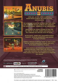 PS2 - Anubis II Box Art Back