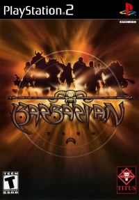 PS2 - Barbarian Box Art Front