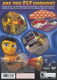 PS2 - Bee Movie Game Box Art Back