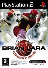 PS2 - Brian Lara International Cricket 2005 Box Art Front