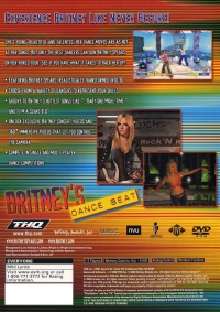 PS2 - Britney's Dance Beat Box Art Back