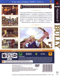 PS2 - Bully Box Art Back