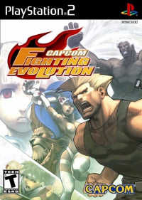 PS2 - Capcom Fighting Evolution Box Art Front