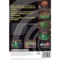 PS2 - Casino Challenge Box Art Back