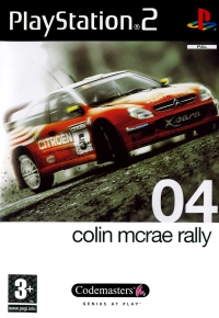 PS2 - Colin McRae Rally 04 Box Art Front