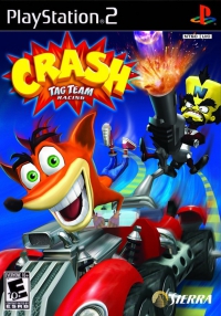 PS2 - Crash Tag Team Racing Box Art Front