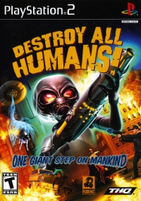 PS2 - Destroy All Humans Box Art Front