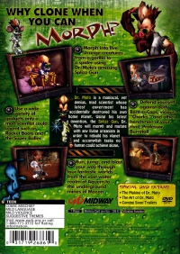 PS2 - Dr Muto Box Art Back