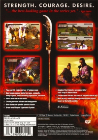 PS2 - Dynasty Warriors 4 Box Art Back