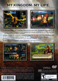 PS2 - Dynasty Warriors 5 Box Art Back