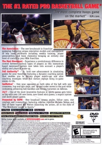 PS2 - ESPN NBA 2K5 Box Art Back
