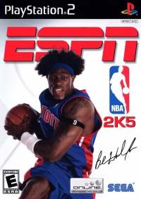 PS2 - ESPN NBA 2K5 Box Art Front