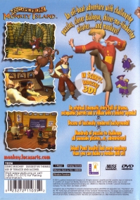 PS2 - Escape from Monkey Island Box Art Back