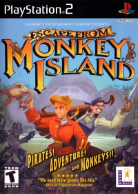 PS2 - Escape from Monkey Island Box Art Front