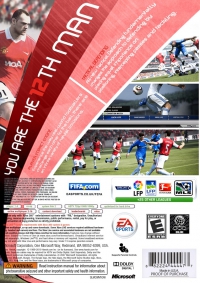 PS2 - FIFA 12 Box Art Back