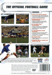 PS2 - FIFA Football 2002 Box Art Back
