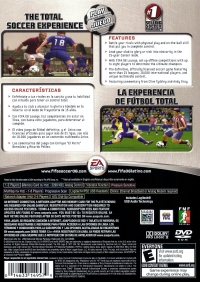 PS2 - FIFA Soccer 06 Box Art Back