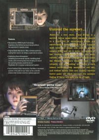 PS2 - Fatal Frame Box Art Back