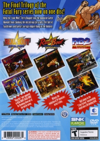PS2 - Fatal Fury Battle Archives Vol 2 Box Art Back