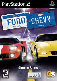 PS2 - Ford vs Chevy Box Art Front