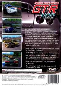 PS2 - GT R 400 Box Art Back