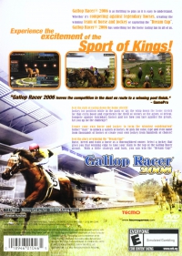 PS2 - Gallop Racer 2006 Box Art Back