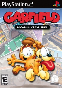 PS2 - Garfield Lasanha World Tour Box Art Front