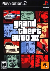 PS2 - Grand Theft Auto III Box Art Front