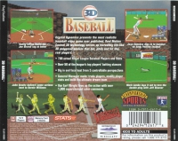 PSX - 3D Baseball Box Art Back