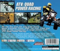 PSX - ATV Quad Power Racing Box Art Back