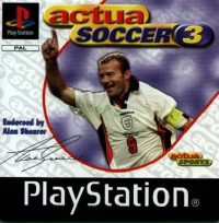 PSX - Actua Soccer 3 Box Art Front