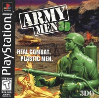 PSX - Army Men 3D Box Art Front
