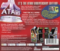 PSX - Atari Anniversary Edition Redux Box Art Back