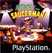 PSX - Attack of the Saucerman Box Art Front